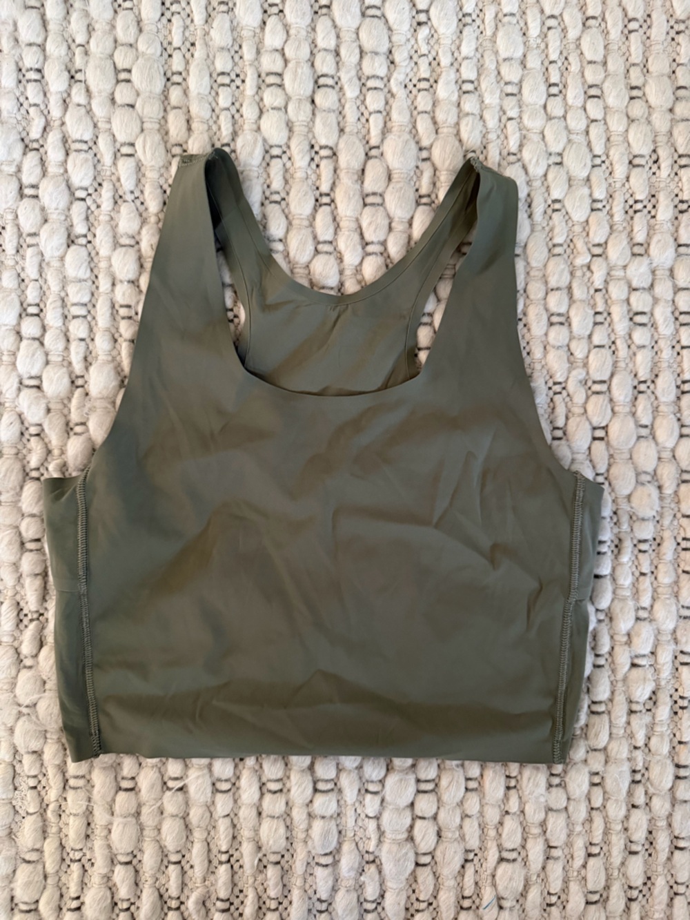 lululemon athletica Olive Green Racerback Tank